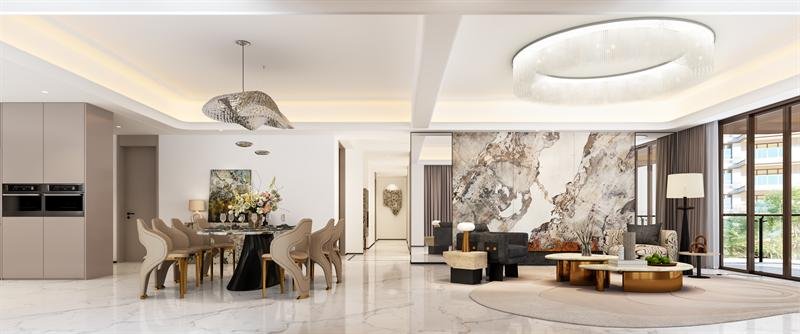 A Golden Hill principal living room