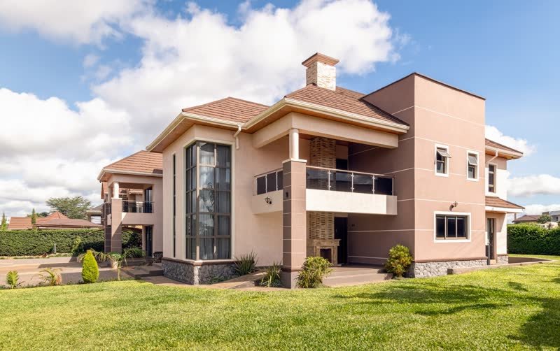 A completed home at Kijani Ridge