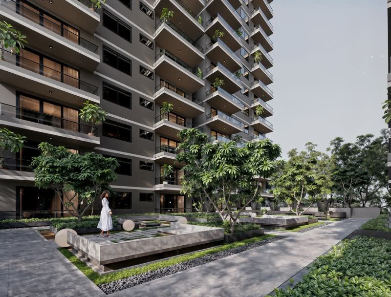 Residents' courtyard